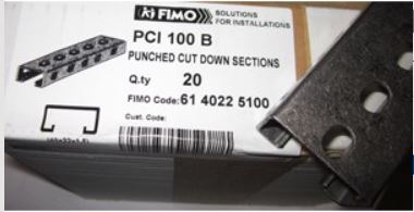 PCI 100 B - Profil 40x22, Langlöcher